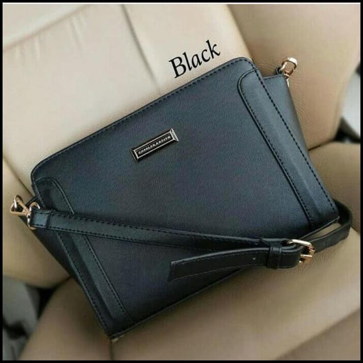 TAS WANITA | TAS BRANDED | TAS CEWEK | CK MINI MESSENGER - HITAM BAHAN BERKUALITAS