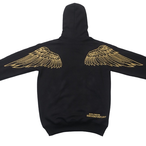 Jaket Sweater Hoodie BOY LONDON ANGEL WINGS EMBROID – Edition Fashion Trendy Casual Pria Good Brand Quality Stylish