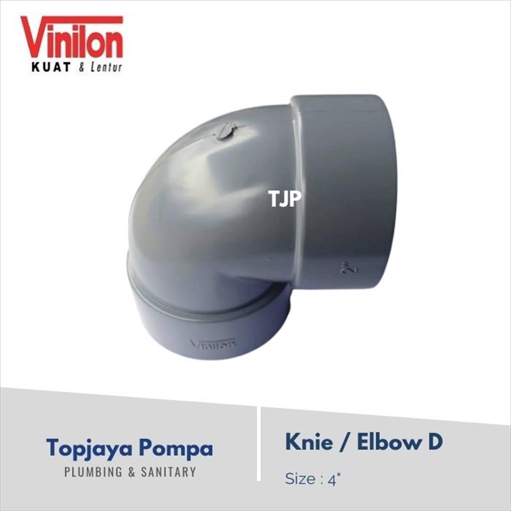 KNIE / ELBOW PVC D VINILON 4&quot;