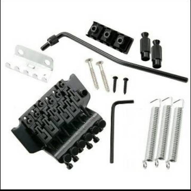 Floyd Rose Guitar Handle Tremolo Bridge Up down Gitar Black / Hitam