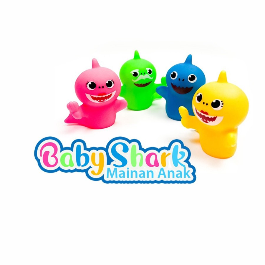 Mainan Mandi Baby Berbunyi - Mainan Bebek Karet Baby Shark