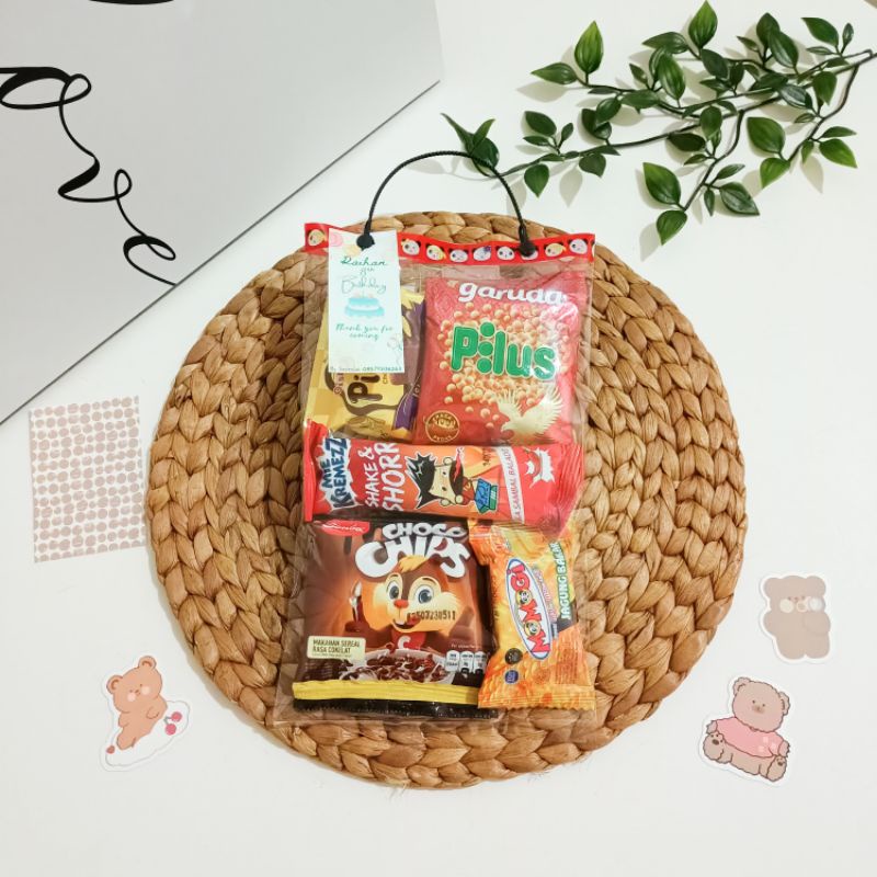 

Bingkisan snack ulang tahun ultah anak murah