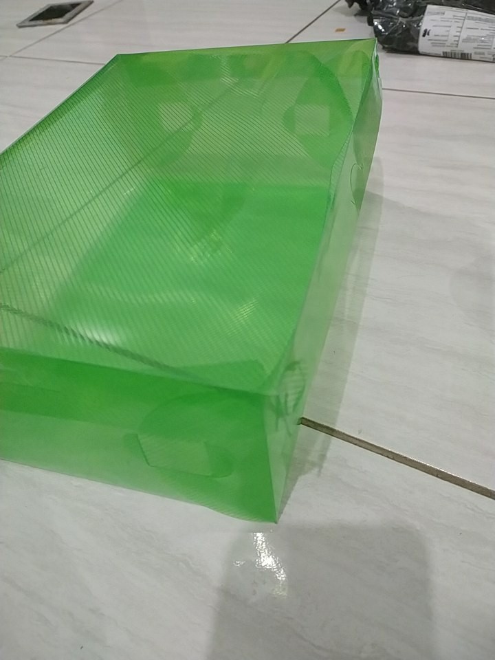 Kotak Sepatu Transparan / Diy Transparent Shoe Box