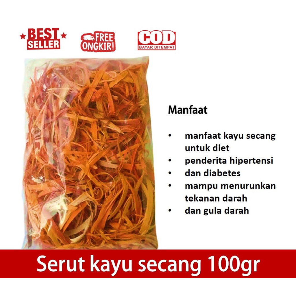 

kayu secang asli 100gr -serut kayu secang 100gr pengobatan ala cina asli