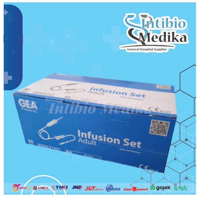 Infuset GEA dewasa/ set infus GEA Makro per BOX