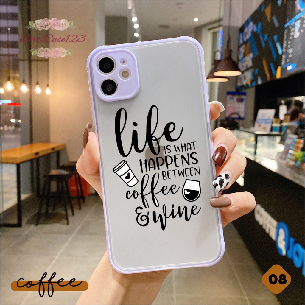 Softcase choice COFFEE Realme C1 C2 C3 2 5 5i 5S 2 6 7 C17 7i C11 C12 C15 NARZO 20 PRO BC1905