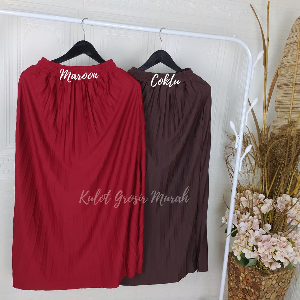 (BISA COD) ROK PLISKET REMPEL BESAR/ROK PLISKET PREMIUM IMPORT