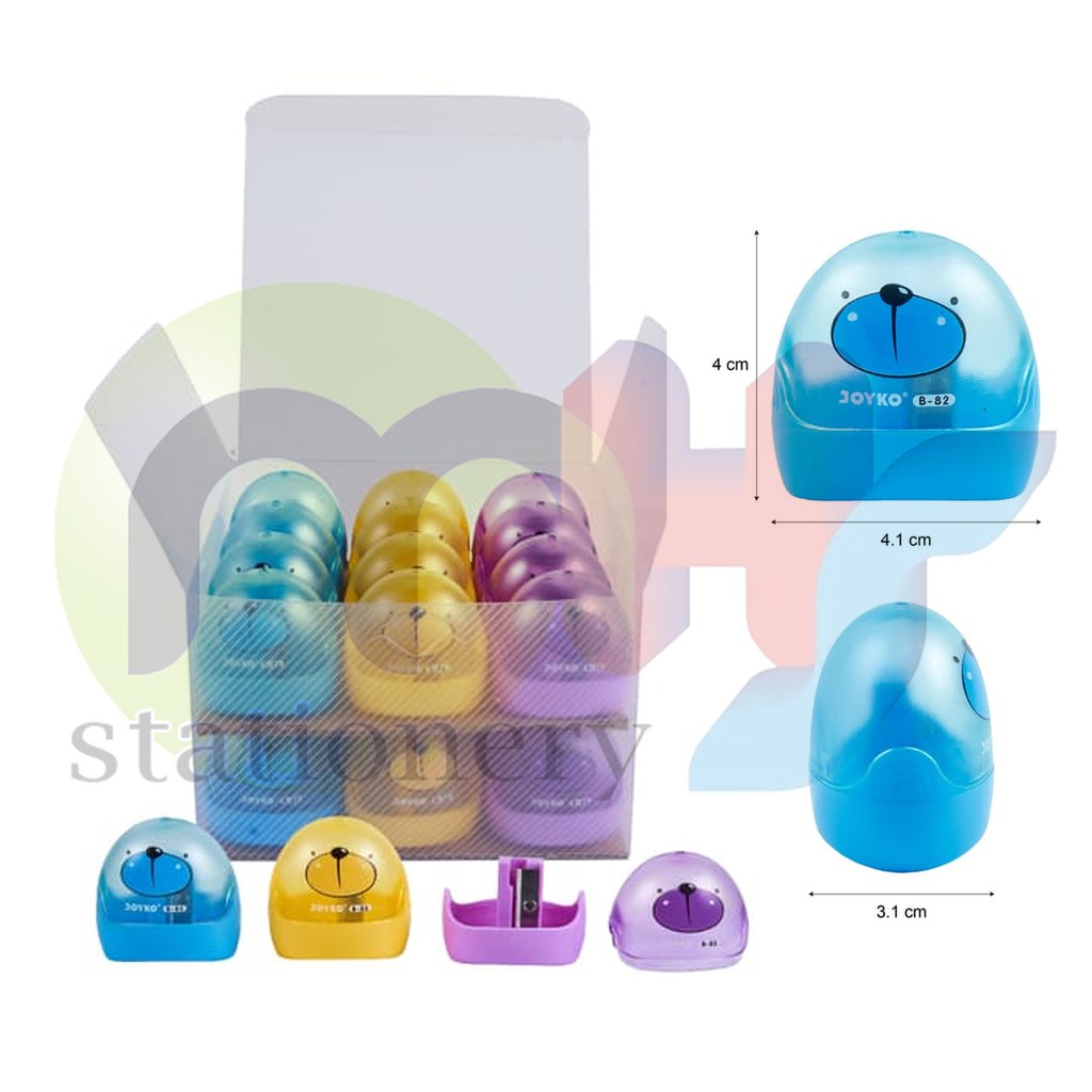 

Sharpener Rautan Serutan Joyko B-82 1 Box 24 Pcs