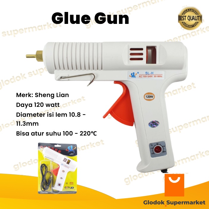 Glue Gun SLH 120w Lem Tembak Hot Melt Temperature Controller