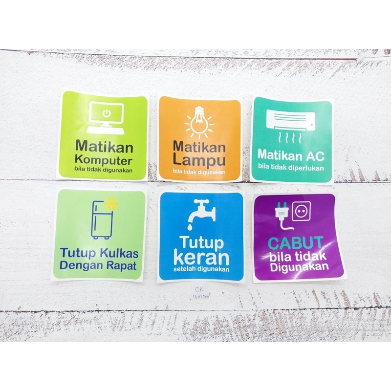 

stiker tulisan