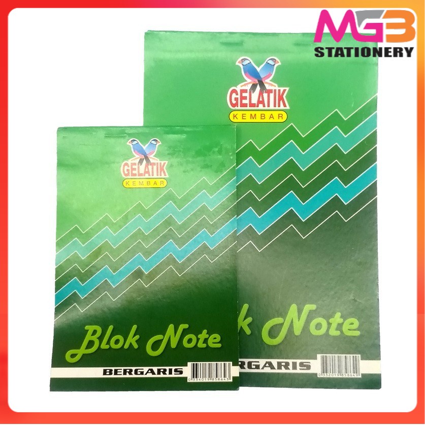 

Buku Blocknote / Blocknote GELATIK KEMBAR Garis - ATEKA