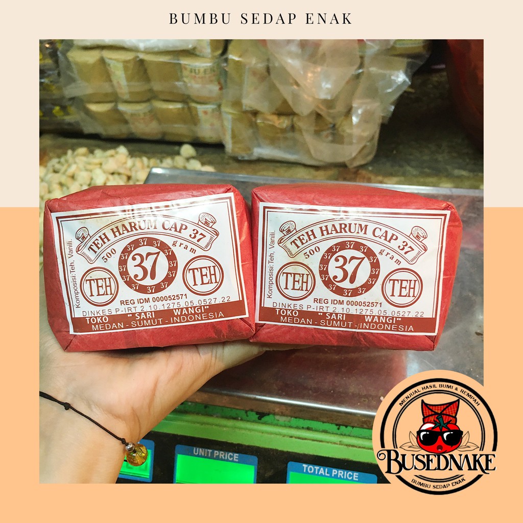 

500gr Teh Harum Cap 37 khas medan