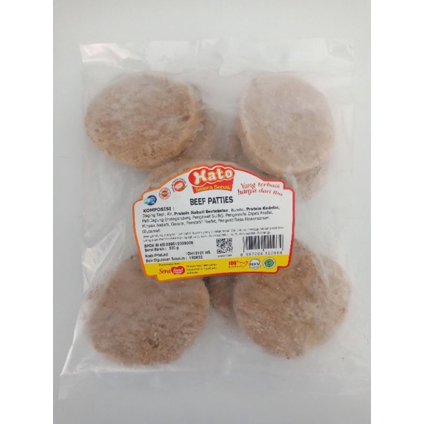

Hato beef patties 500gr