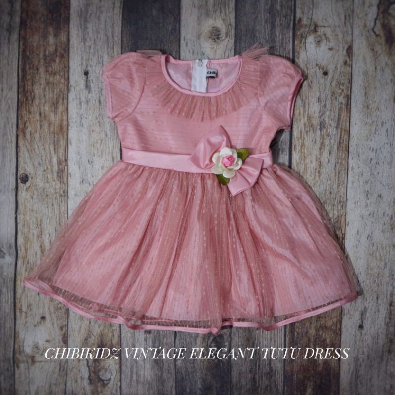 CHIBIKIDZ VINTAGE ELEGANT TUTU DRESS