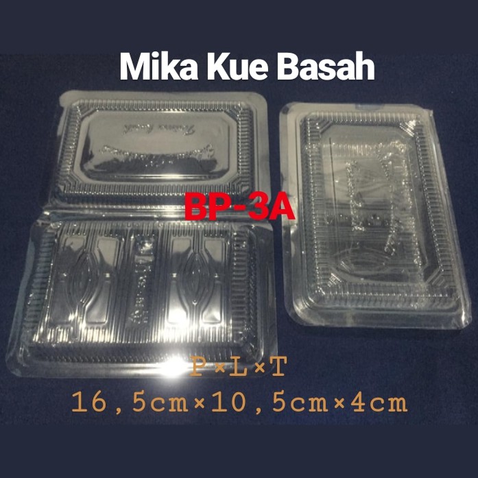 Mika BP-3A Mika Kue Basah Isi 100PCS Mika Nasi Kuning Mika Pempek Dll