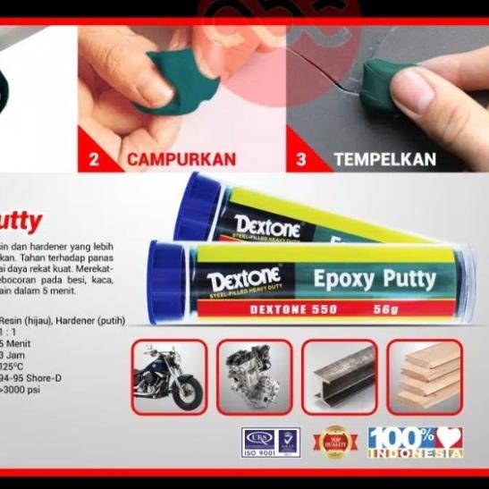☪ Dextone Epoxy Putty Stick General 56 gr ←