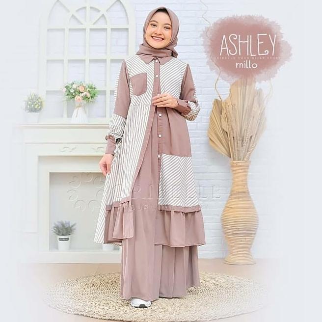 [PRODUK KYF7Z] [ ] Ashley Kids 8-11 Tahun / Setelan Anak Perempuan / Gamis Muslim / Kekinian 8R7