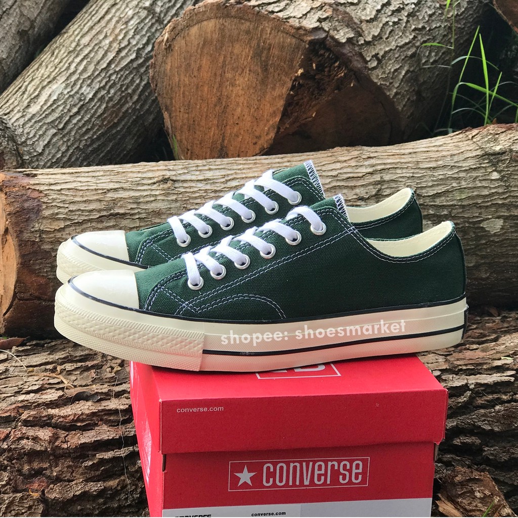 SEPATU CONVERSE 70S LOW GREEN HERBAL ALL STAR CHUCK TAYLOR OBRAL MURAH