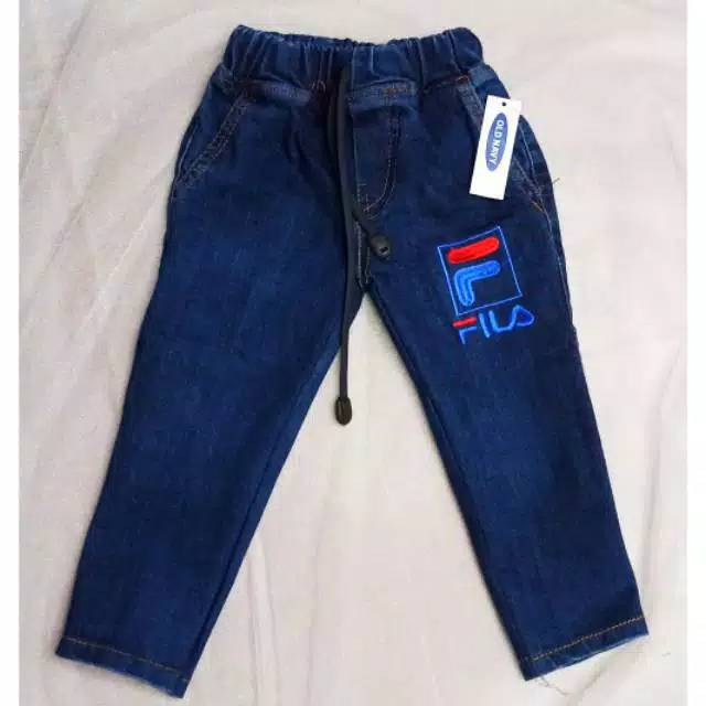 Celana anak jeans panjang FILA / jeans levis panjang cowok-cewek usia 1-7