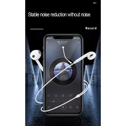 ✅(Bisa Cod) Headset / Earphone Untuk ip suround sound city produk conek Bluetooth. lightning jack conektor for ios