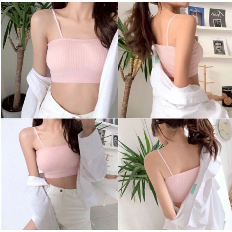 [COD] Bra Tanpa Kawat Bra Kemben Tank Top Crop Top Tank Top Ala Korea Bra Wanita Import Sport Bra Inner