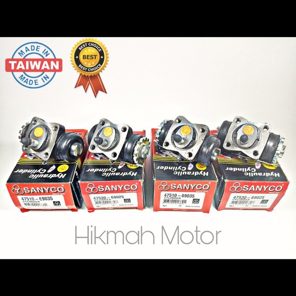 SATU SET MASTER REM RODA WHEEL CYLINDER DEPAN ATAU CYLINDER ASSY FRONT WHEEL BRAKE TOYOTA