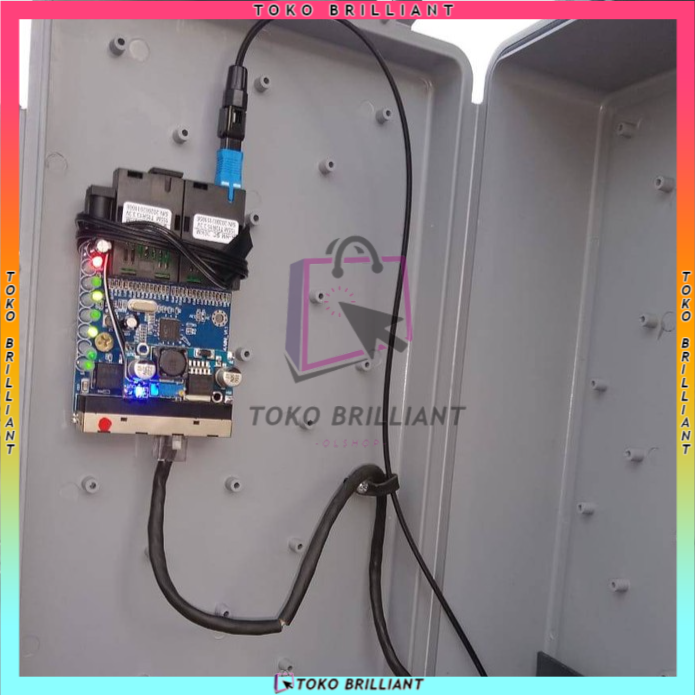 【Support POE】2F4E PCBA Media  Konverter Fiber Optic Sc Ethernet Single Mode Optikal 10/100m 5V-12V