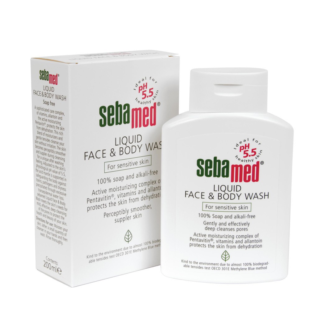 Sebamed Liquid Face &amp; Body Wash 200ml