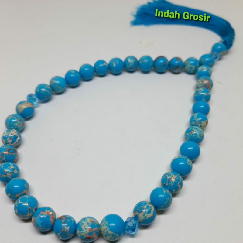 TASBIH BATU PIRUS NIVADA 8MM 33BUTIR NATURAL