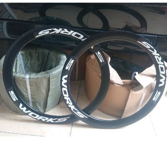 rims velg sepeda minion lipat ukuran 20 plus 451 tinggi rims 4cm 32 hole Merk s-works by sakoni sepa
