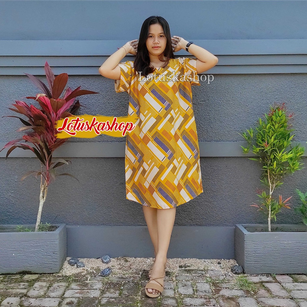 Daster Bali Arnium-Hyunso Mustard