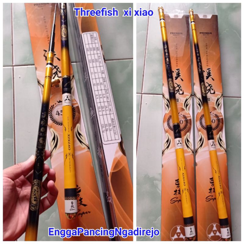 Threefish xi xiao / Threefish new type/ Threefish produk baru joran tegek