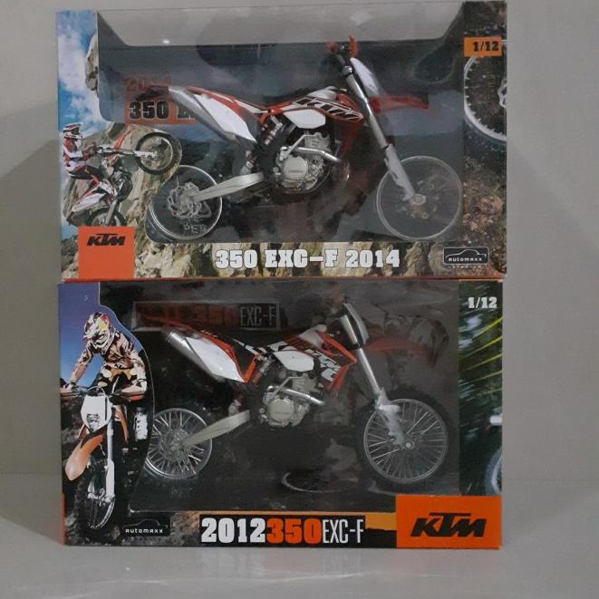 ☆↓ Diecast Motor Cross Trail KTM 350 EXC-F  Automax - 2014 ★★★ 6F9