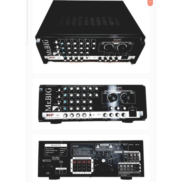 Amplifier Mr. BIG Mb 5080 pro / Amply Mr. BIG mb 5080 Pro