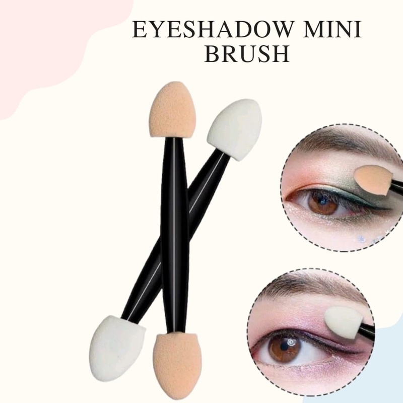 Eyeshadow Mini Brush Kuas Make Up Mata / Kuas Spons EyeShadow disposable Sponge Eyeshadow Makeup Brush Makeup Brush Disposable Lip Disposable Eyeliner Disposable Eyeshadow Brush Kuas Make Up Mata / Kuas EyeShadow Eye shadow Sponge