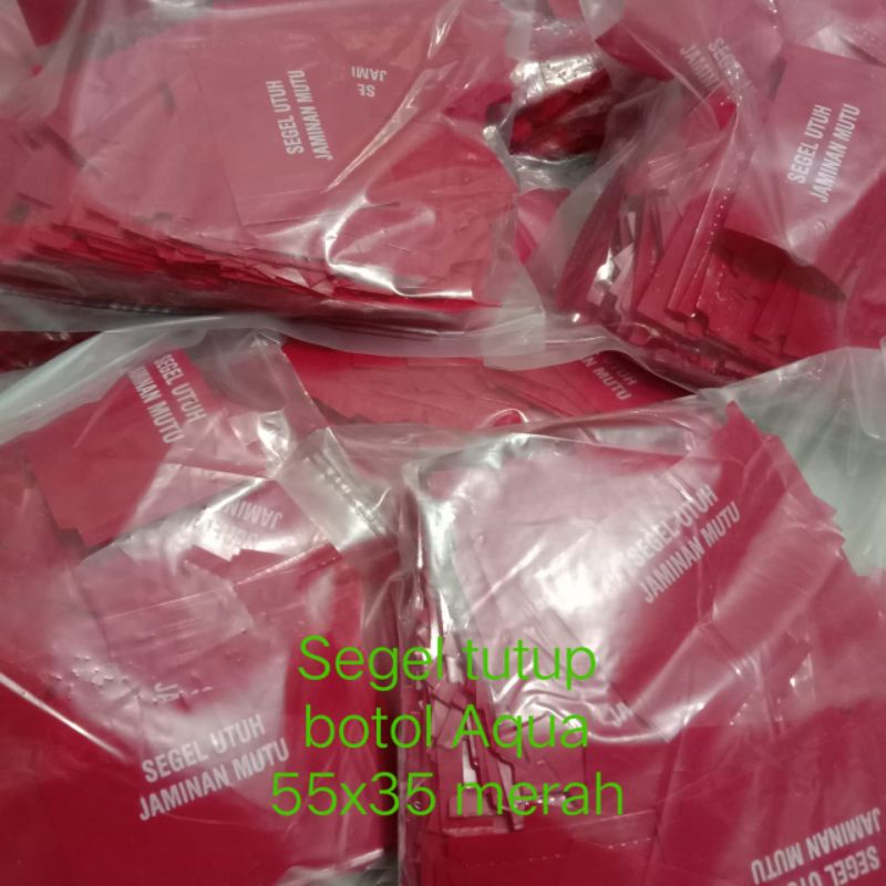 Segel tutup botol aqua 55x35