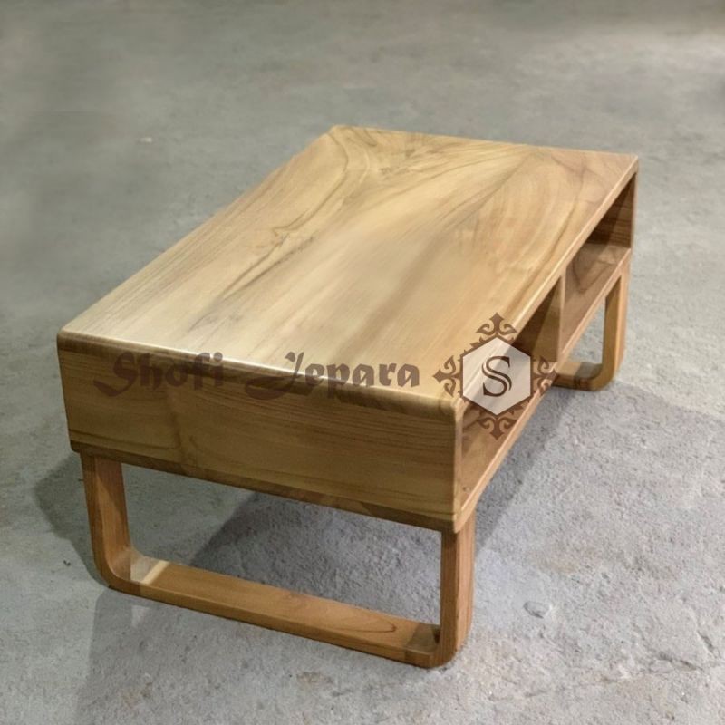 Meja Tamu Minimalis Modern Mewah Kayu Jati