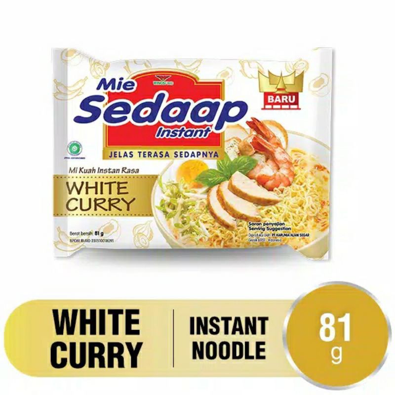 

SEDAAP MIE INST WHITE CURRY 81 G