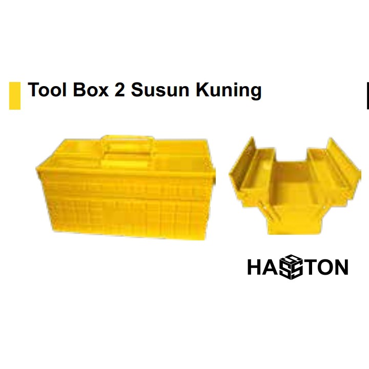 ToolBox Besi 2 Tingkat Susun Hasston