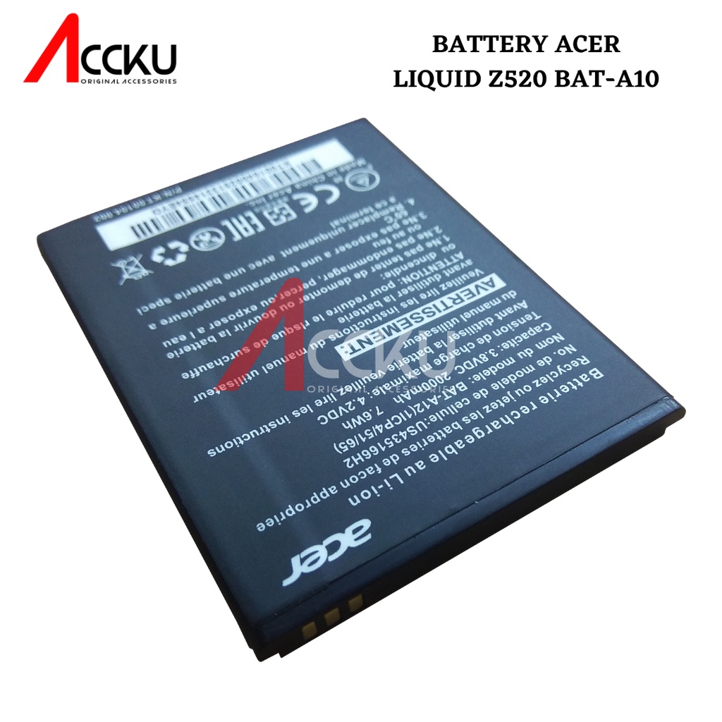 BATERAI ACER BAT-A12 BATTERY ACER LIQUID Z520 BAT-A12 HIGH QUALITY