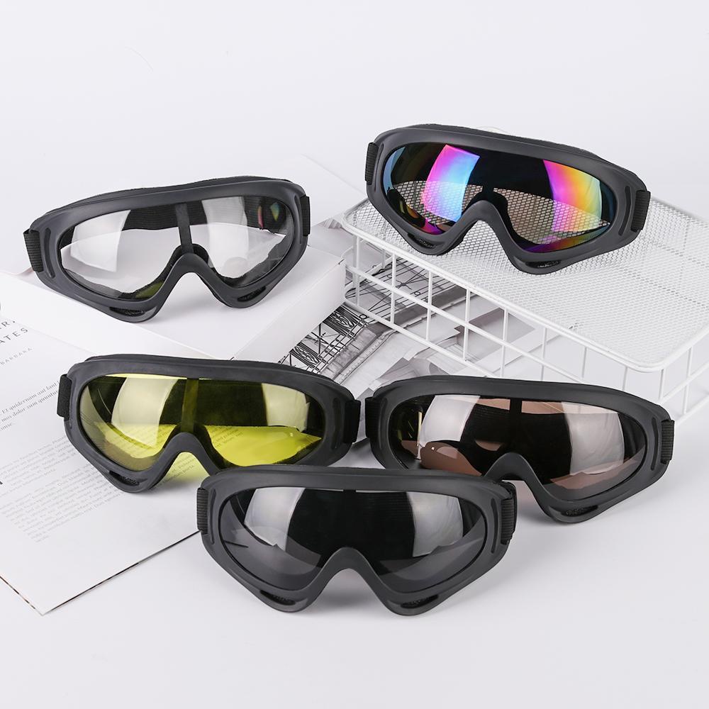 R-FLOWER Musim Dingin Tahan Angin Baru Tahan Debu Olahraga Luar Ruangan Snowboard Eyewear Glasses