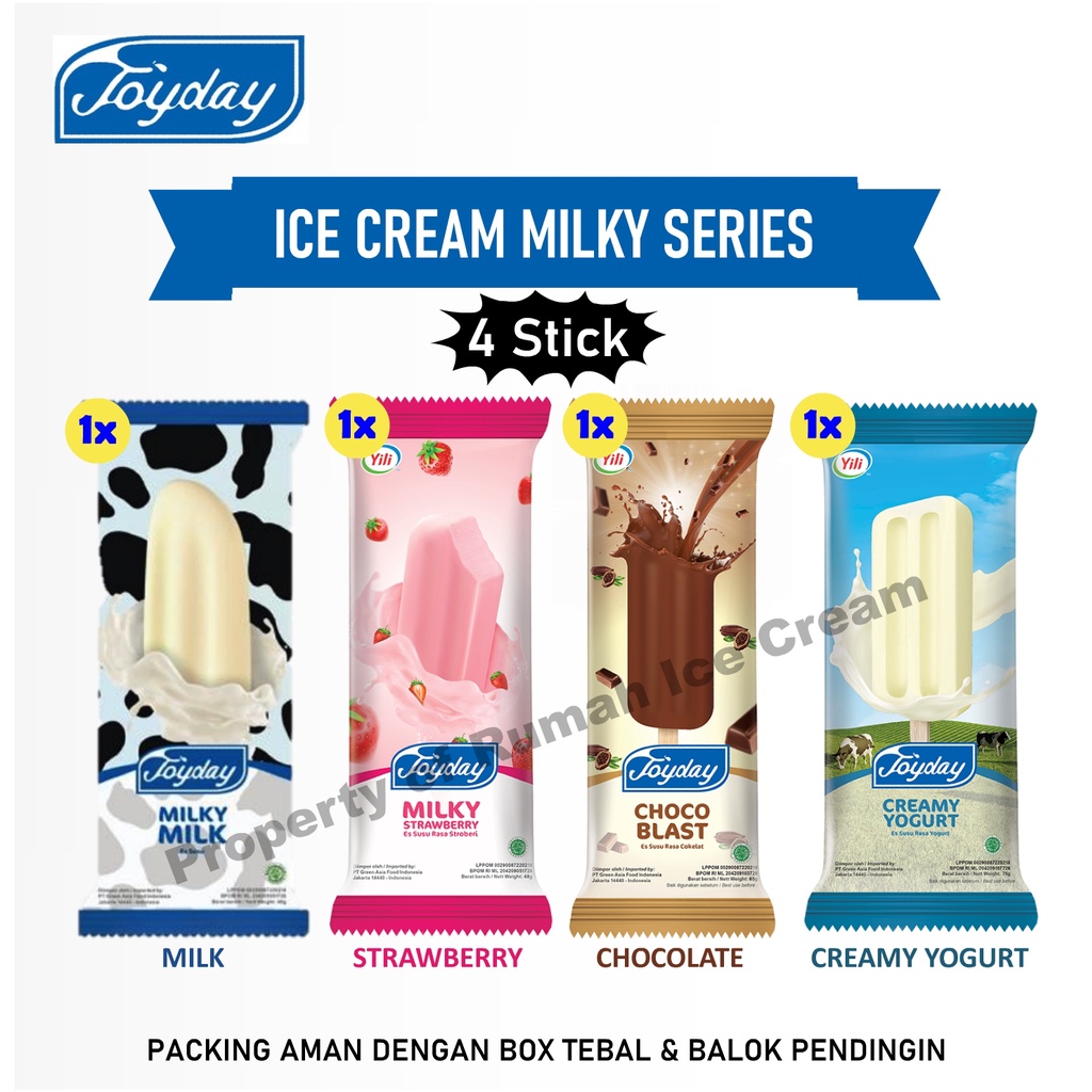 

Ice Cream Joyday Milky Series 4pcs