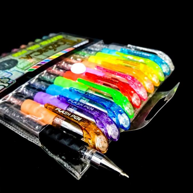 

Best Produk] Pulpen Gliter Warna Tozhca 12 Warna