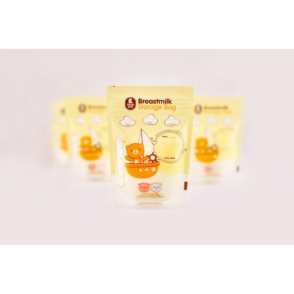 Mama Bear Breastmilk Storage Bag 30pcs 120ml / Kantong ASI Mama Bear