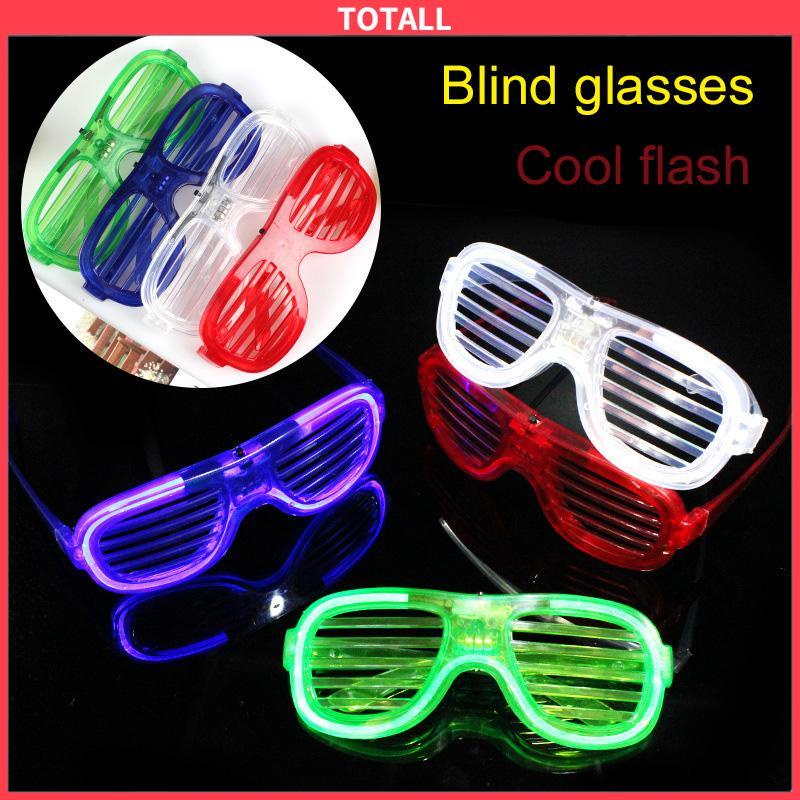 COD LED Kacamata Nyala Malam Colorful Eyeglass Aksesoris Fashion-Totall