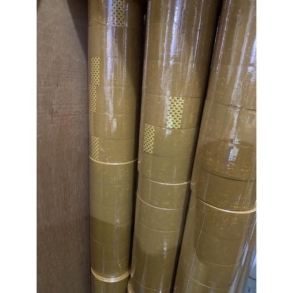 TERMURAH( lakban coklat 45mm X 65 Y)nawa tape