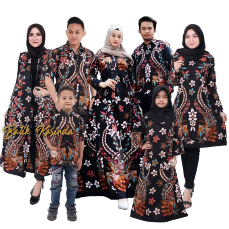 Baju Batik Couple Terbaru Sarimbit Keluarga Modern 2022