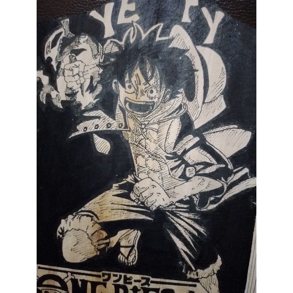 Talenan Sketsa Anime Luffy One Piece