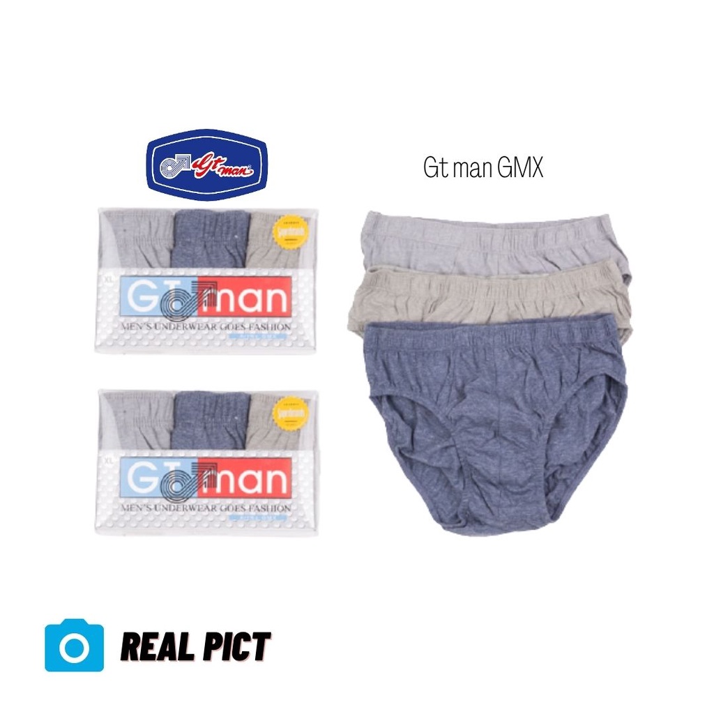 Celana Dalam Pria GT Man isi 3 pcs GT-Man GMX