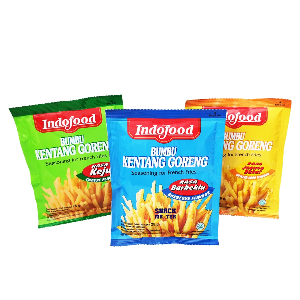 

Indofood Bumbu Tabur Kentang Goreng - Netto 25 gr